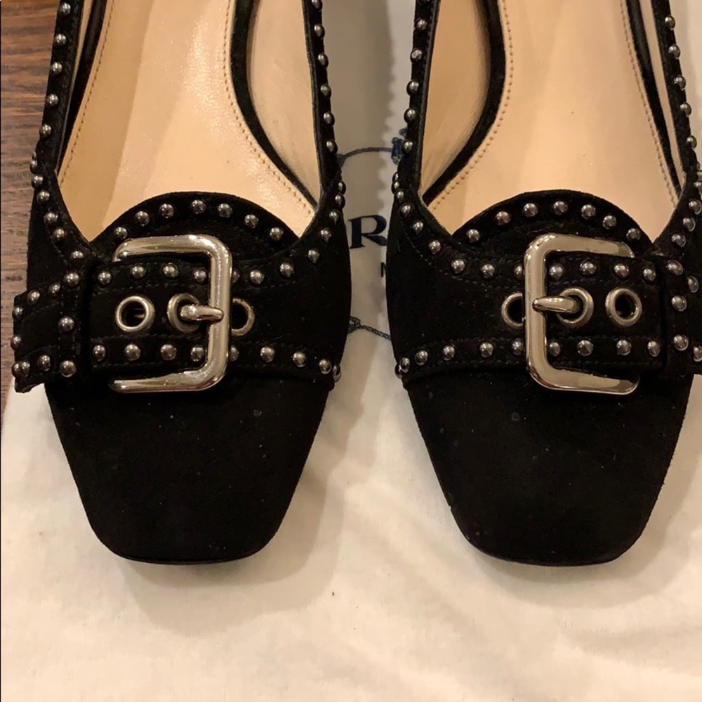 Prada Suede Heels Calzature Donna Scamosciato - Picture 3 of 11